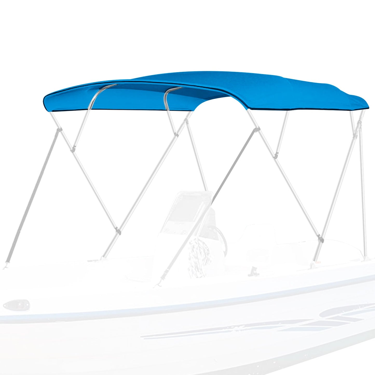 4 Bow Bimini Tops Replacement Canvas Cover (Canvas Only) Blue - East Captain