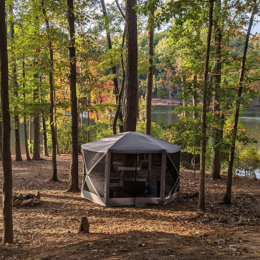 12’ x 12’ Gazebo Canopy Tent Protable Camping Instant Screen House