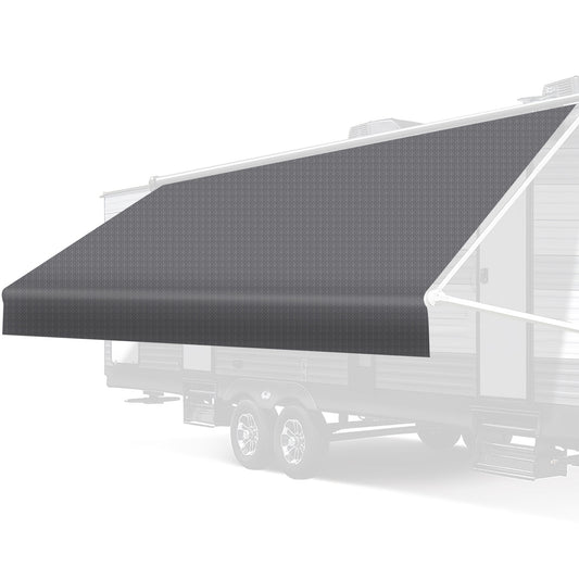 RV Camper Awnings Fabric Replacements Gray | Universal Canopy Trailer | East Captain