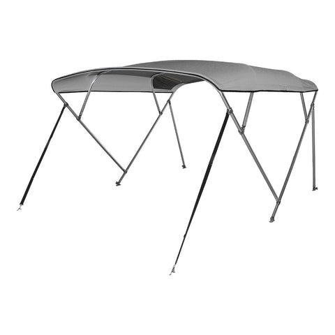 4 Bow Bimini Top Gray with Rear Support Poles - East Captain