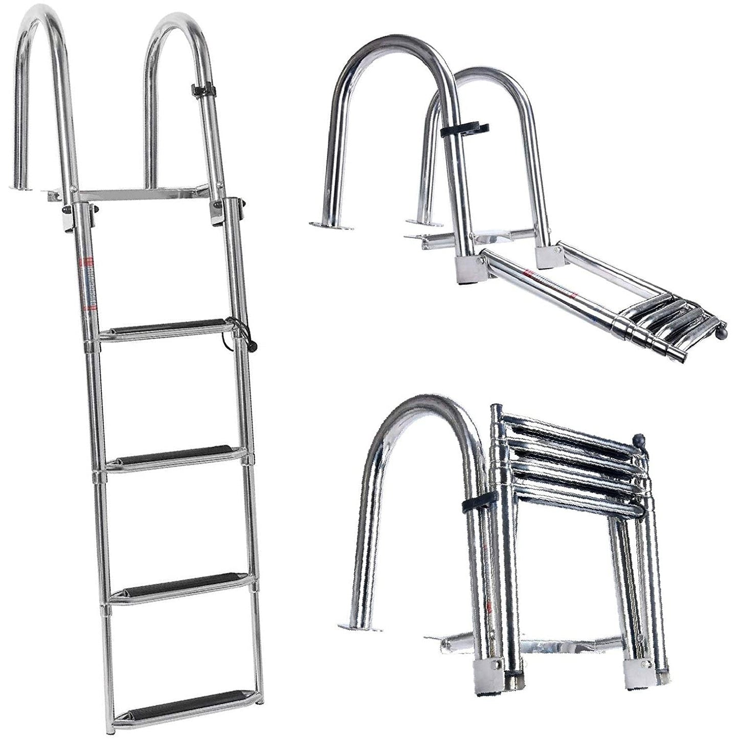 4 Step Pontoon Boat Ladder - East Captain