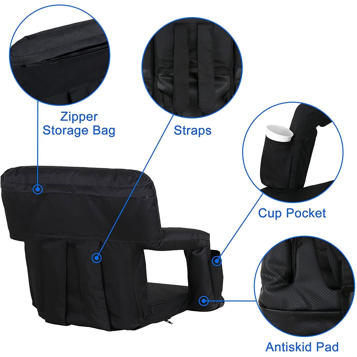 Portable Stadium Seat Chair - East Captain
