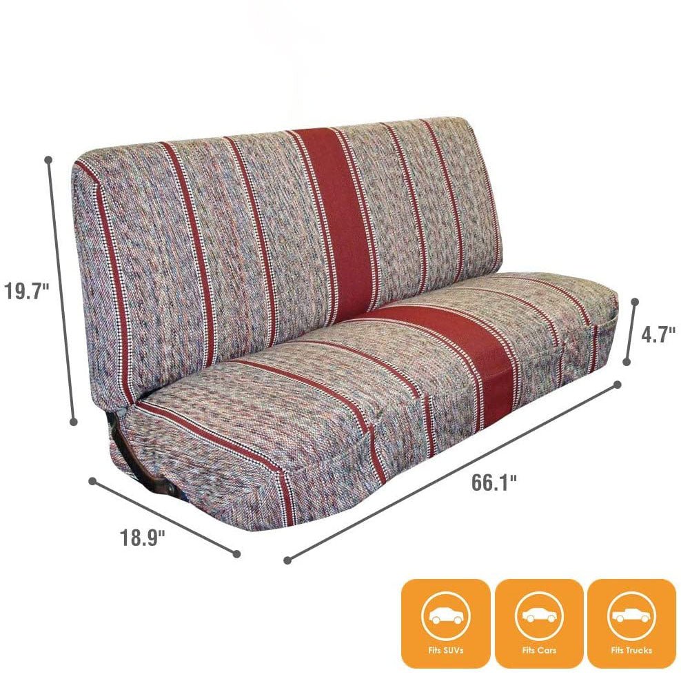 Saddle Blanket Red Car Seat Cover - East Captain