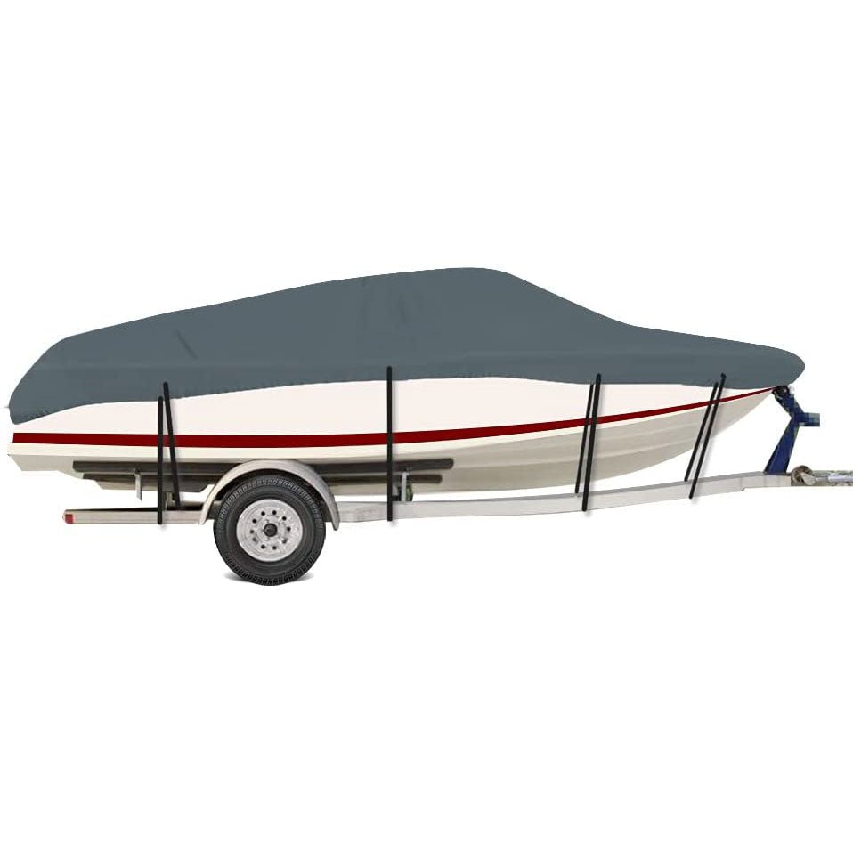 Trailerable Runabout Boat Cover Gray - East Captain