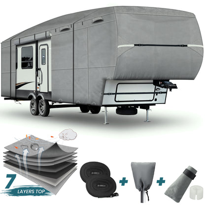 RV Covers | 5th Wheel Fifth Trailer Camper Covers Winter Waterproof