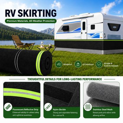 RV Skirting for 5th Wheels Travel Trailers RV Camper | East Captain