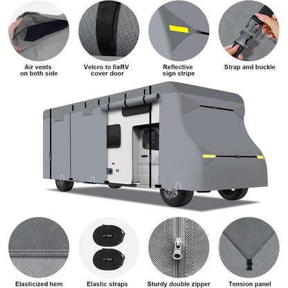 Class C Camper RV Covers Gray Upgrade 7 Layers - East Captain