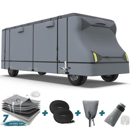 Class C Camper RV Covers Gray Upgrade 7 Layers - East Captain
