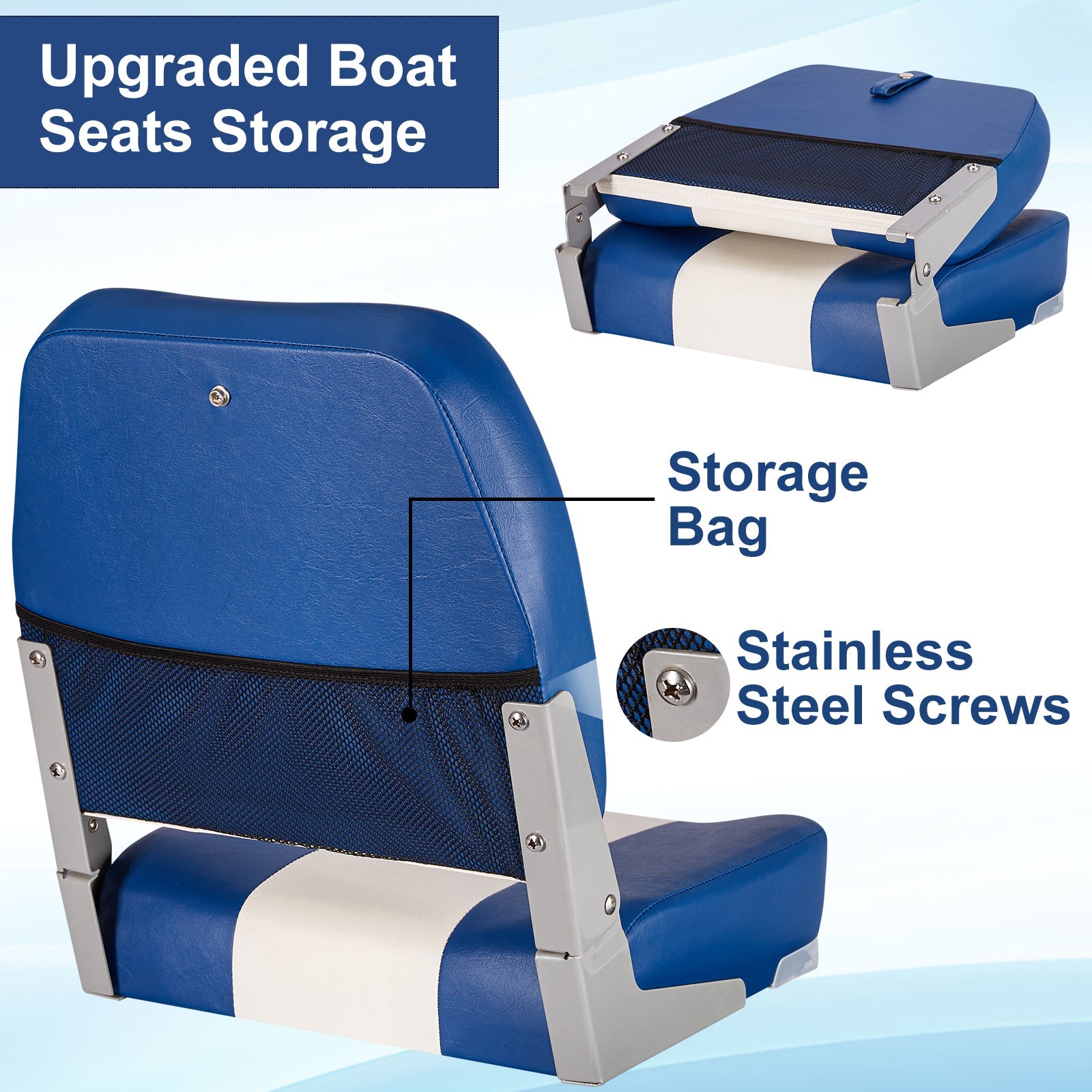 Folding Boat Seats (2 - Pack) - East Captain