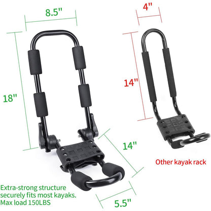 Folding Kayak Roof Rack 4 PCS/Set - East Captain