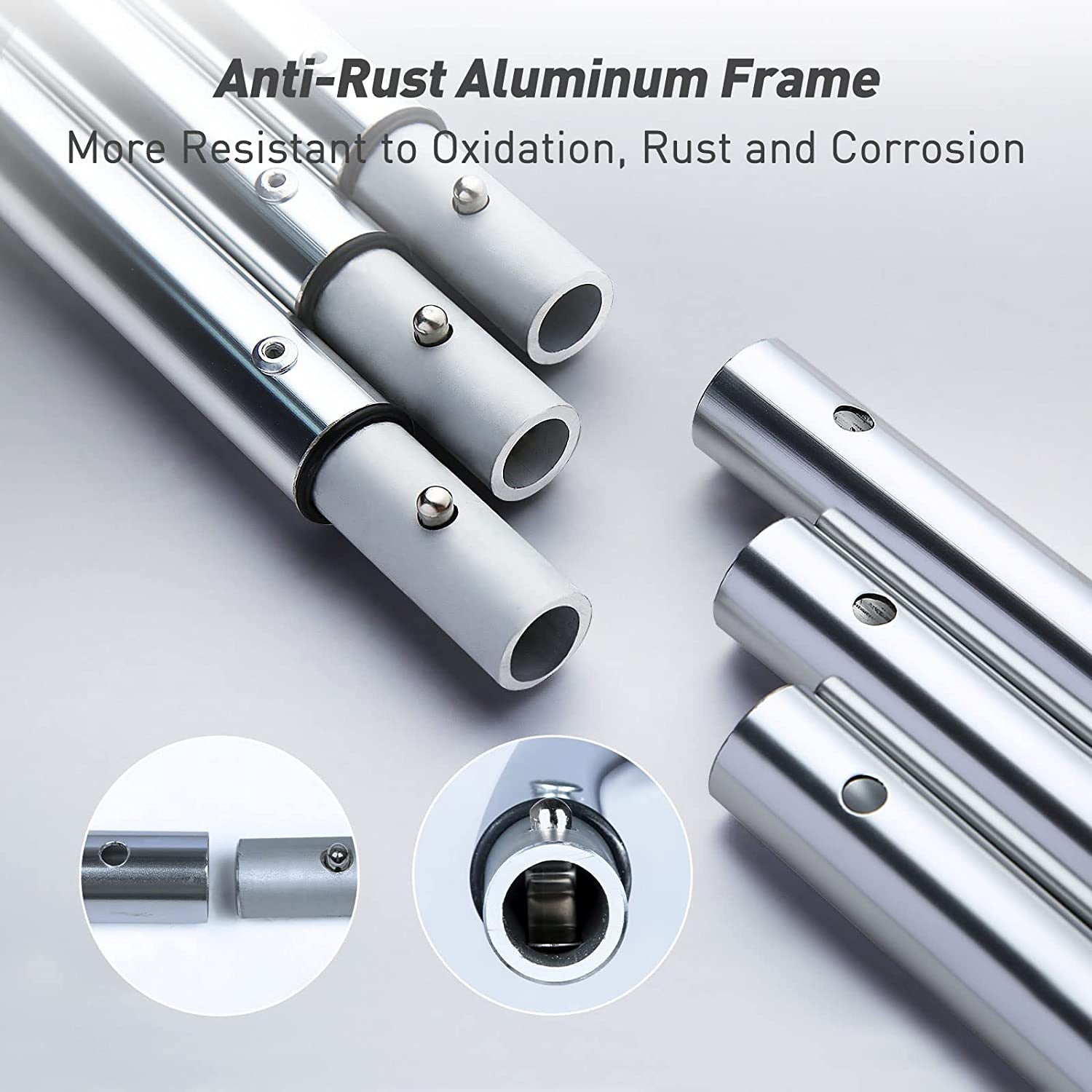 3 Bow Bimini Top Blue with Rear Support Poles - East Captain