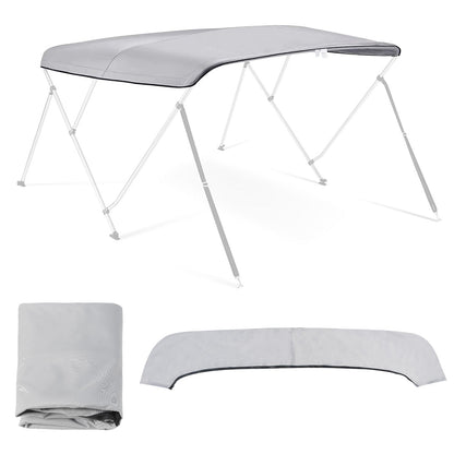 3 Bow Bimini Tops Replacement Canvas Cover (Canvas Only) Gray - East Captain