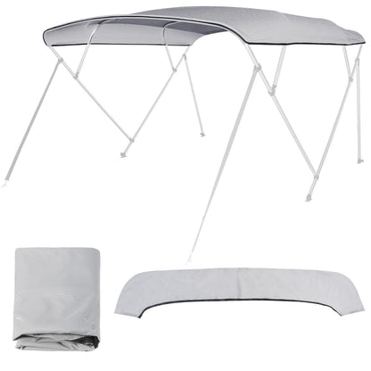 4 Bow Bimini Tops Replacement Canvas Cover (Canvas Only) Gray - East Captain