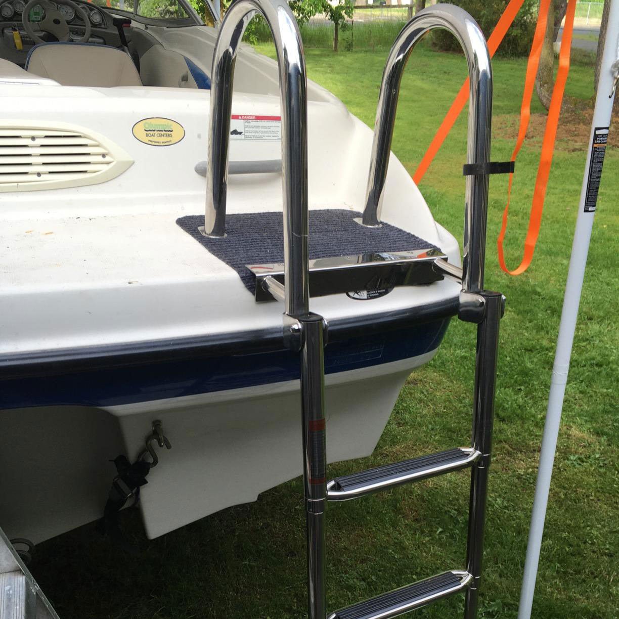 4 Step Pontoon Boat Ladder - East Captain