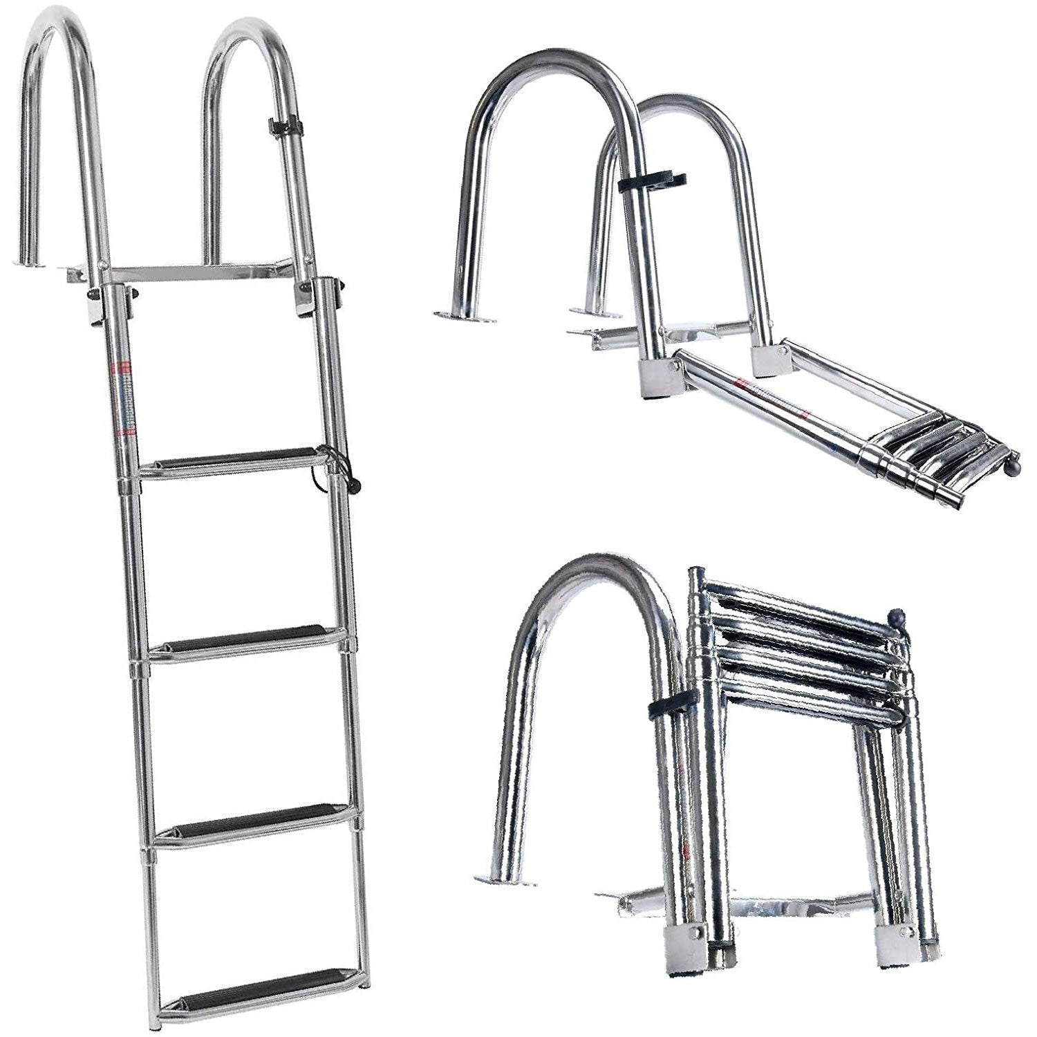 4 Step Pontoon Boat Ladder - East Captain