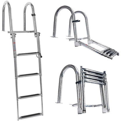 4 Step Pontoon Boat Ladder - East Captain
