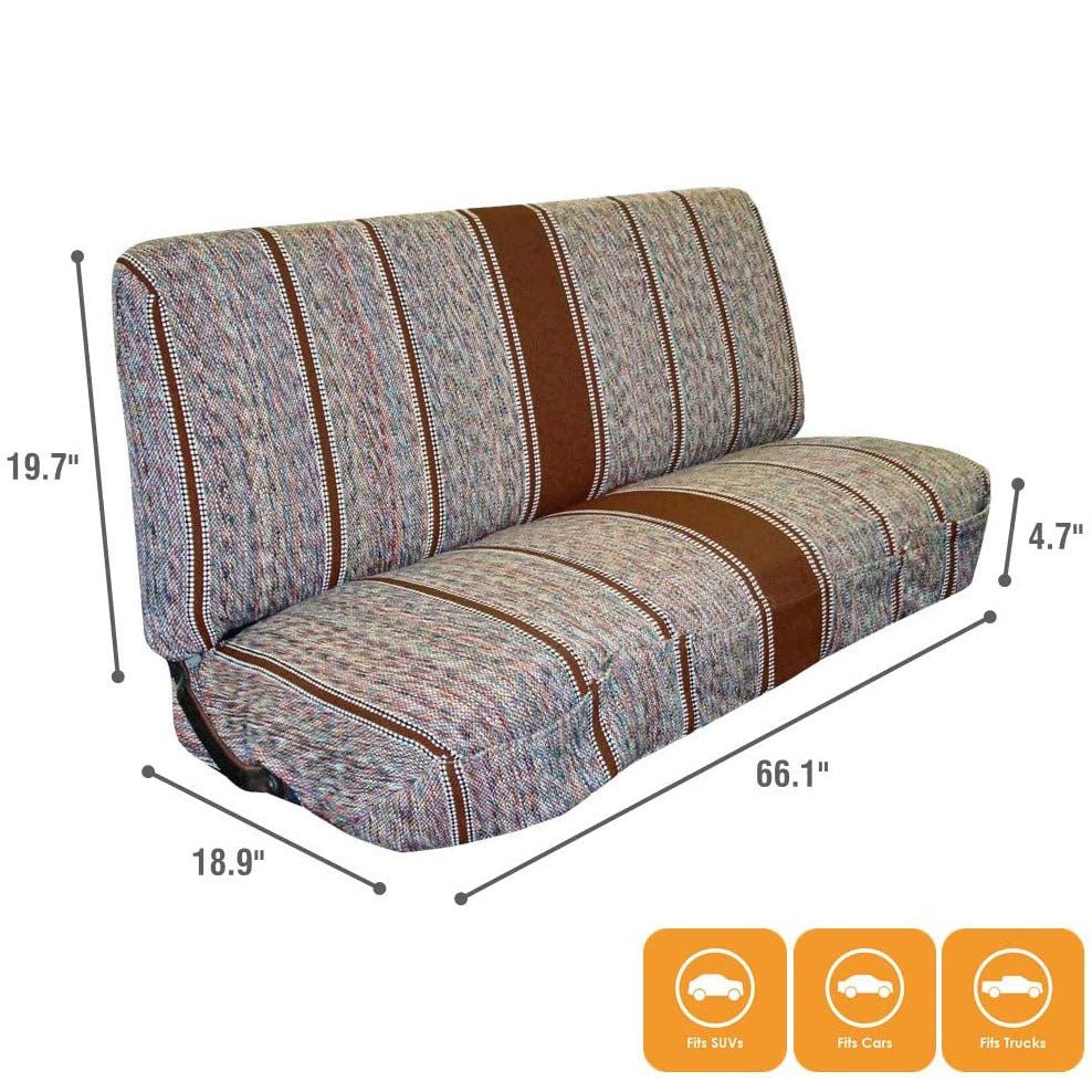 Saddle Blanket Brown Car Seat Cover - East Captain
