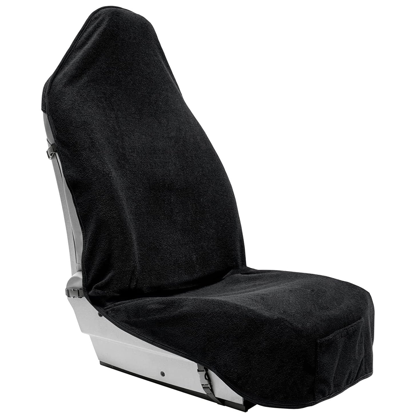 Washable Car Seat Towel Cover with Pocket Black - East Captain