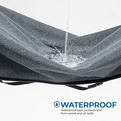 Washable Car Seat Towel Cover with Pocket Gray - East Captain